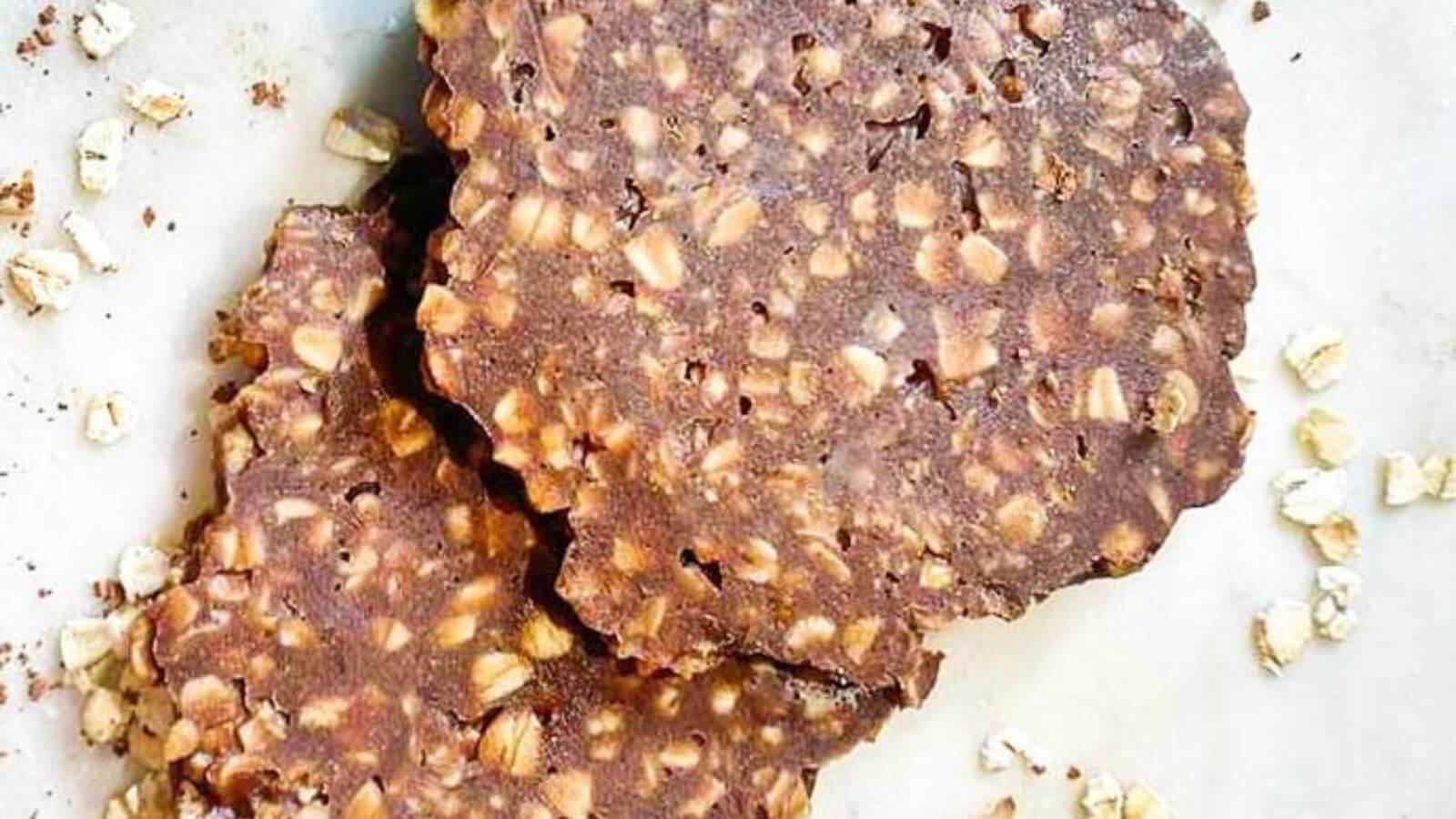 No Bake Chocolate PB Cookies